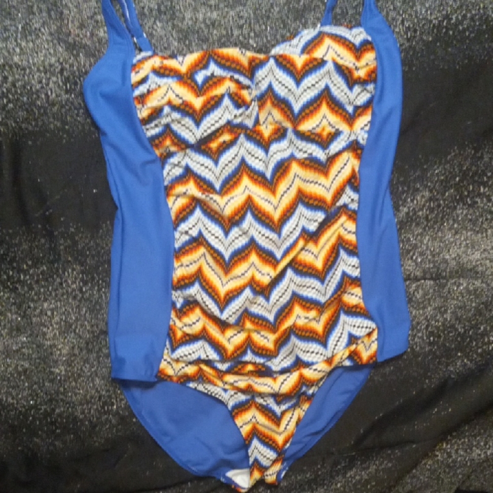 Vibrant Zigzag One-Piece Swimsuit